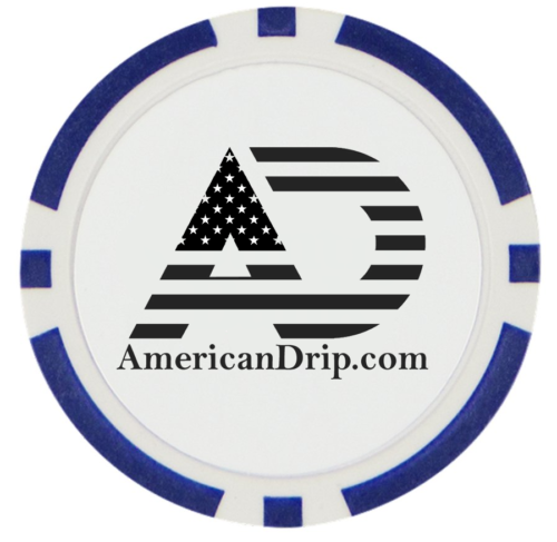 Golf Ball Marker Poker Chip